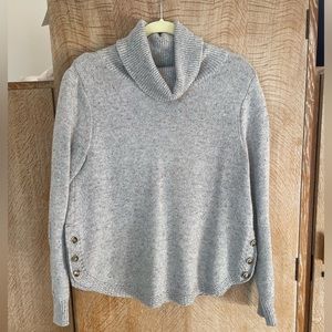White stuff grey turtle neck sweater